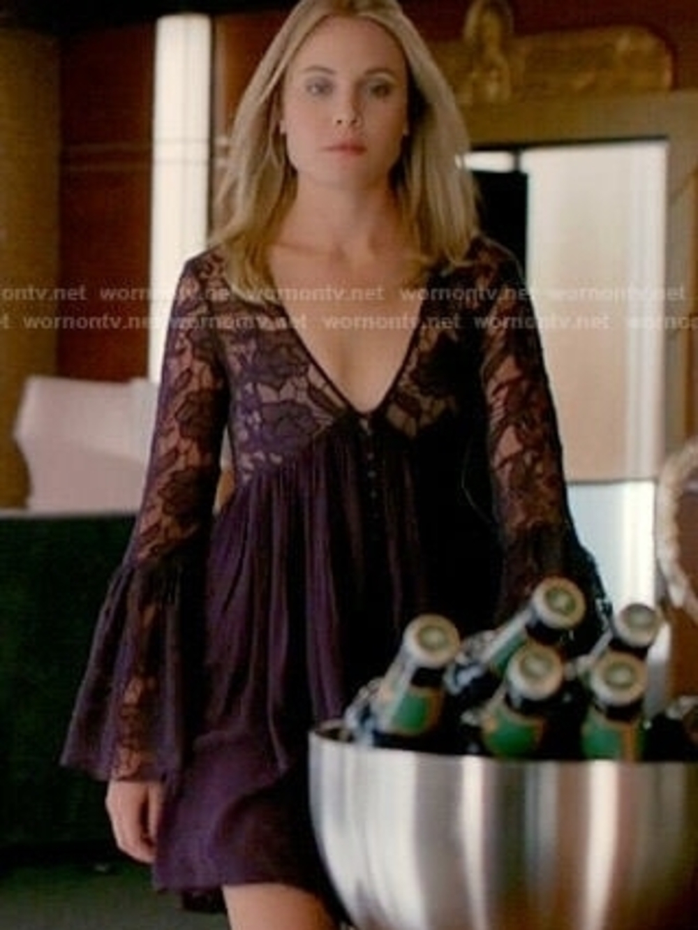 4/7/12. Cami O'Connell ALT colored Free People With Love Dress